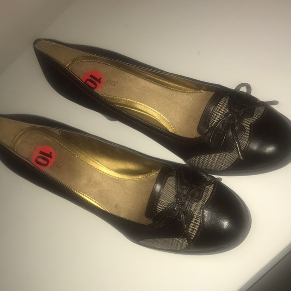 Dockers Shoes - Plaid Bow Detail Dockers Heel